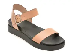 Sandale GRYXX bej, 376201, din piele naturala imagine