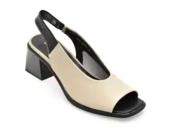 Sandale GRYXX bej, 5428, din piele naturala imagine