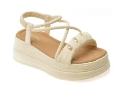 Sandale GRYXX bej, 611, din piele ecologica imagine