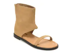 Sandale GRYXX bej, 9192, din piele intoarsa imagine