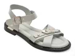 Sandale GRYXX gri, 150576, din piele naturala imagine