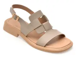 Sandale GRYXX gri, 1763900, din piele naturala imagine