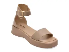 Sandale GRYXX gri, 18308, din piele naturala imagine