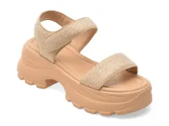 Sandale GRYXX gri, 57117, din material textil imagine