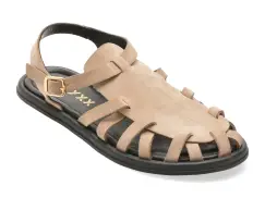 Sandale GRYXX gri, M875, din piele intoarsa imagine