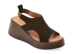 Sandale GRYXX maro, 1141719, din piele intoarsa imagine