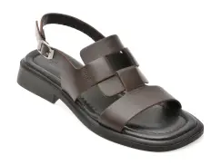 Sandale GRYXX maro, 1763900, din piele naturala imagine