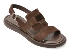 Sandale GRYXX maro, 1766259, din piele intoarsa imagine