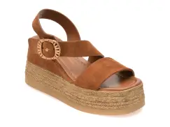 Sandale GRYXX maro, 1766347, din piele intoarsa imagine