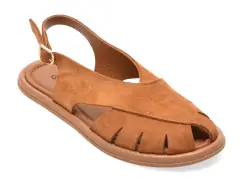 Sandale GRYXX maro, 203M919, din piele intoarsa imagine