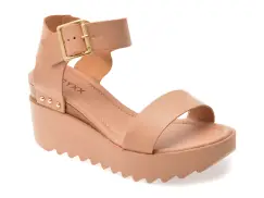 Sandale GRYXX maro, 353001, din piele naturala imagine