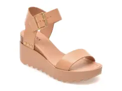 Sandale GRYXX maro, 353001, din piele naturala imagine