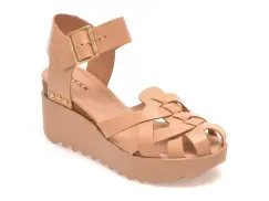 Sandale GRYXX maro, 353002, din piele naturala imagine
