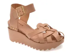 Sandale GRYXX maro, 353002, din piele naturala imagine