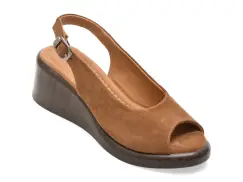 Sandale GRYXX maro, 6772559, din piele intoarsa imagine