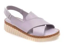 Sandale GRYXX mov, CS3205, din piele naturala imagine