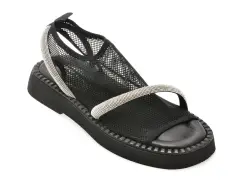 Sandale GRYXX negre, 1, din material textil imagine
