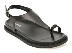 Sandale GRYXX negre, 1186, din piele naturala imagine