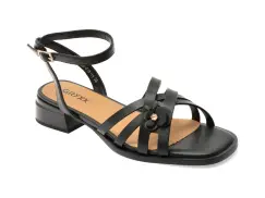 Sandale GRYXX negre, 1268G12, din piele naturala imagine