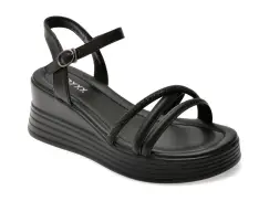 Sandale GRYXX negre, 1328S11, din piele naturala imagine