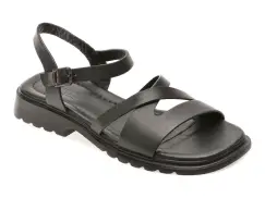 Sandale GRYXX negre, 1766066, din piele naturala imagine