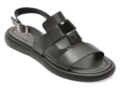 Sandale GRYXX negre, 1766259, din piele naturala imagine