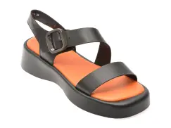 Sandale GRYXX negre, 18308X4, din piele naturala imagine