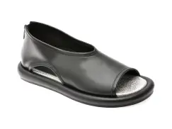 Sandale GRYXX negre, 3642516, din piele naturala imagine