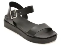Sandale GRYXX negre, 376201, din piele naturala imagine