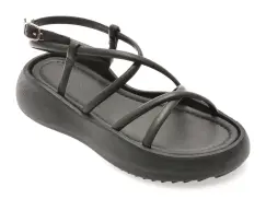 Sandale GRYXX negre, 4261412, din piele naturala imagine