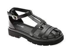 Sandale GRYXX negre, 5231283, din piele naturala imagine