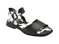 Sandale GRYXX negre, 5297, din piele naturala imagine