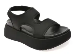 Sandale GRYXX negre, 558, din material textil imagine