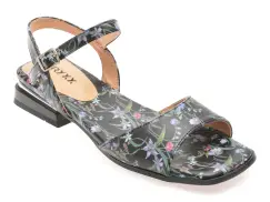 Sandale GRYXX negre, 561, din piele naturala imagine