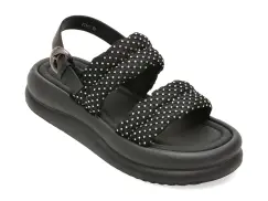 Sandale GRYXX negre, 701, din piele ecologica imagine
