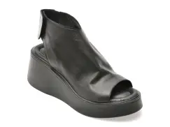 Sandale GRYXX negre, 800, din piele naturala imagine