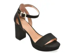 Sandale GRYXX negre, 924, din material textil imagine