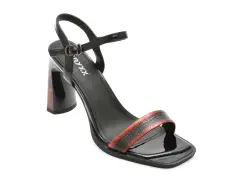 Sandale GRYXX negre, H18, din piele naturala imagine