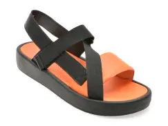 Sandale GRYXX portocalii, 5007, din piele naturala imagine