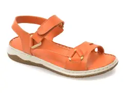 Sandale GRYXX portocalii, CS3210, din piele naturala imagine