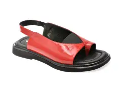 Sandale GRYXX rosii, 341123, din piele naturala lacuita imagine