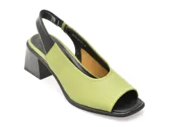 Sandale GRYXX verzi, 5428, din piele naturala imagine