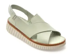 Sandale GRYXX verzi, CS3205, din piele naturala imagine