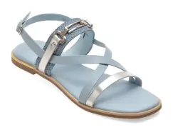 Sandale IMAGE albastre, 943, din piele ecologica imagine