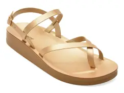 Sandale IMAGE aurii, 10728, din piele ecologica imagine