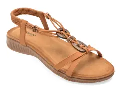 Sandale IMAGE maro, 921, din piele ecologica imagine