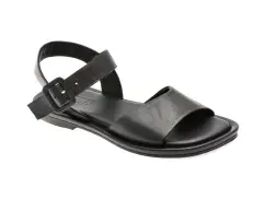 Sandale IMAGE negre, 459884, din piele naturala imagine
