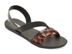 Sandale IPANEMA negre, VIBRANT, din pvc imagine