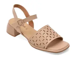 Sandale KARISMA bej, WC60001, din piele naturala imagine