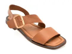 Sandale KRAUS maro, 3251690, din piele naturala imagine